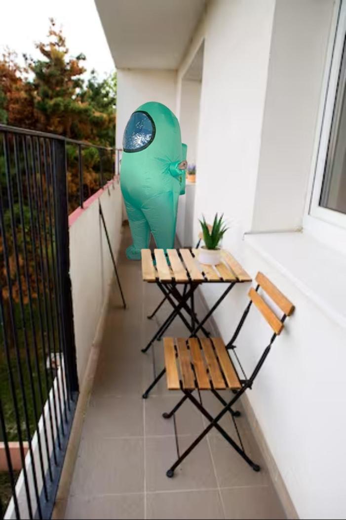 New Colorful Apartment With Big Balcony Bratysława Zewnętrze zdjęcie